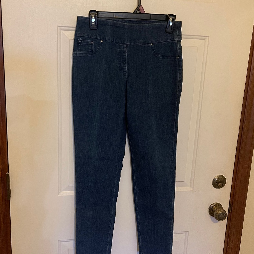 Ruby Rd. Women's Petite Pull-on Denim Jeans, 4P
